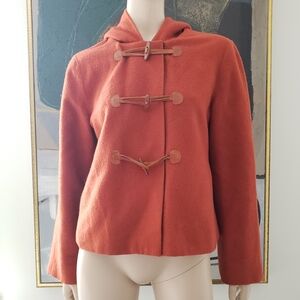Studio Jax | Wool-blend Hooded Duffle Jacket